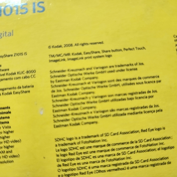 KODAK EUC EASY SHARE Z1015 IS DIGITAL CAMERA 10MP - Picture 10 of 10